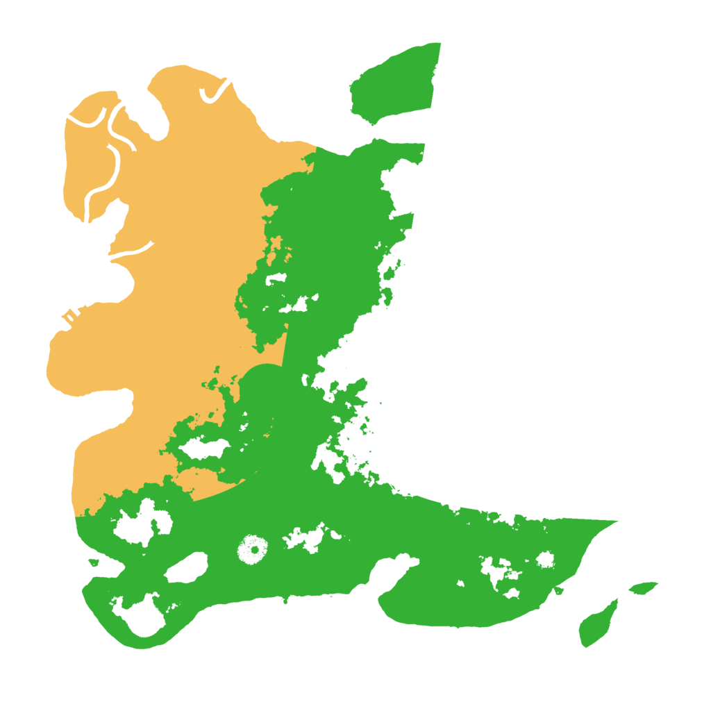 Biome Rust Map: Procedural Map, Size: 3700, Seed: 1209408030