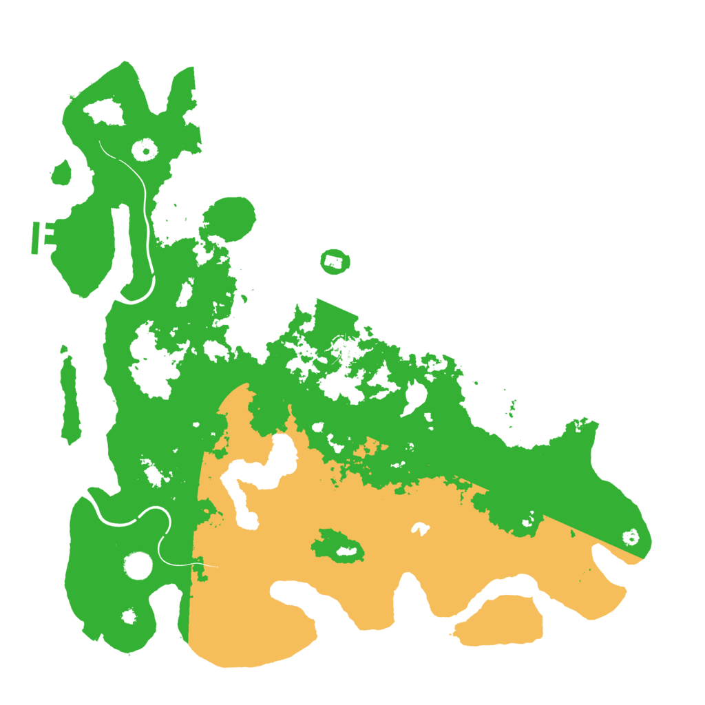 Biome Rust Map: Procedural Map, Size: 4400, Seed: 92