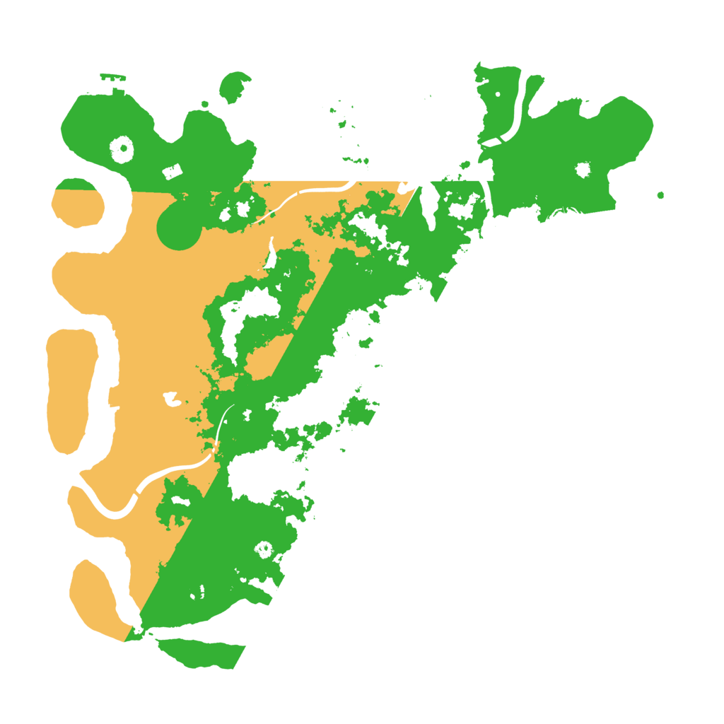 Biome Rust Map: Procedural Map, Size: 4250, Seed: 43214