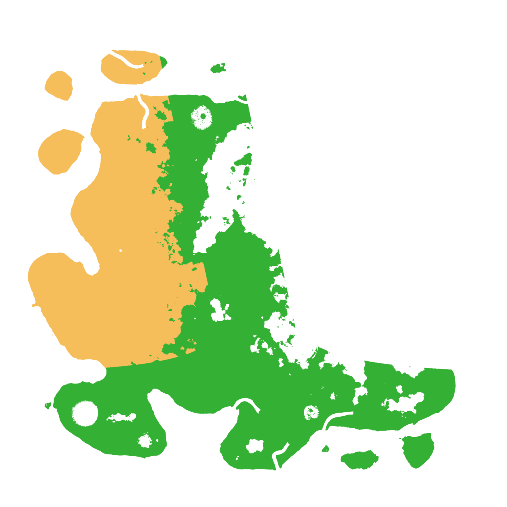 Biome Rust Map: Procedural Map, Size: 3500, Seed: 625948348
