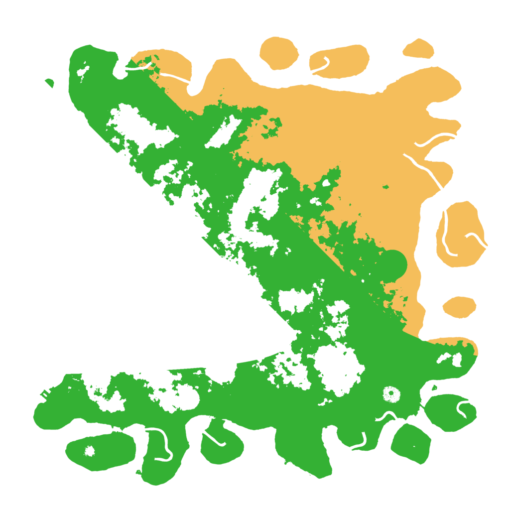 Biome Rust Map: Procedural Map, Size: 4500, Seed: 1030298154