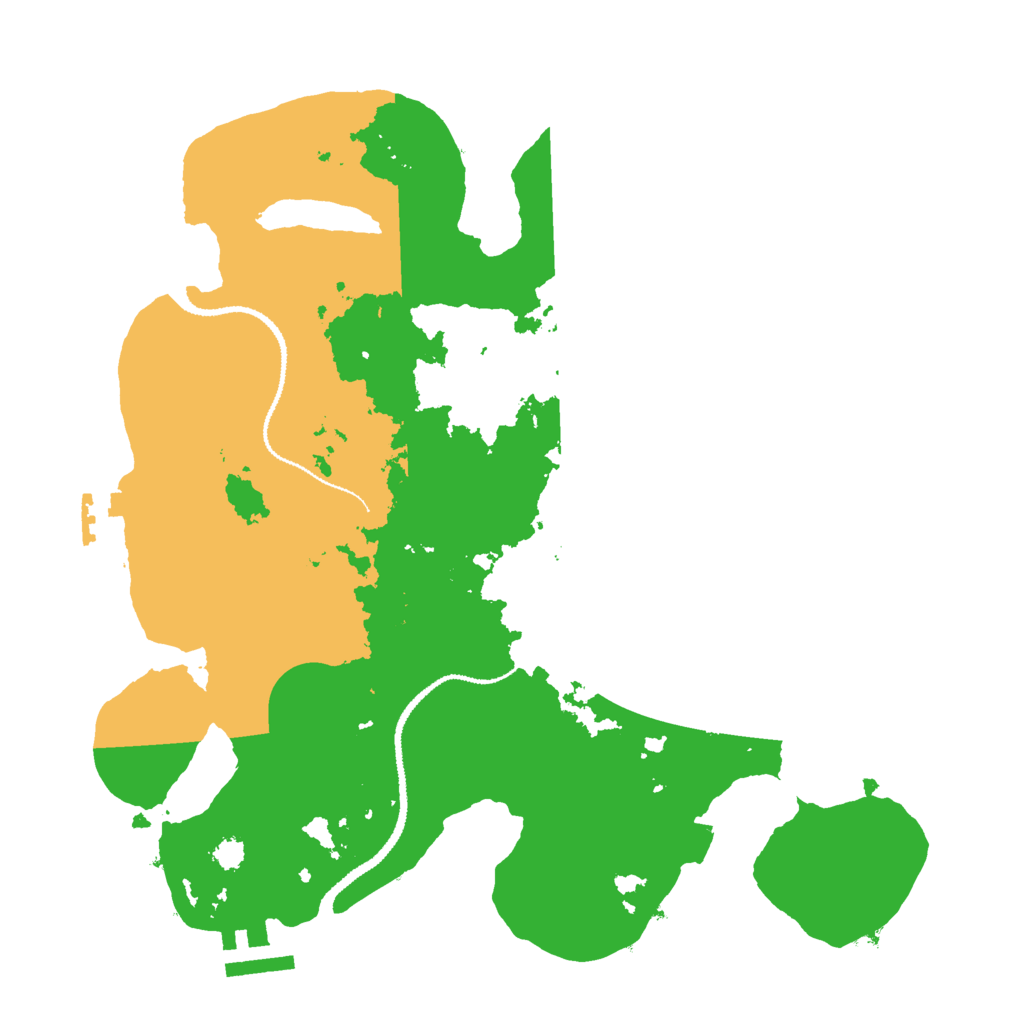 Biome Rust Map: Procedural Map, Size: 3000, Seed: 1694362766