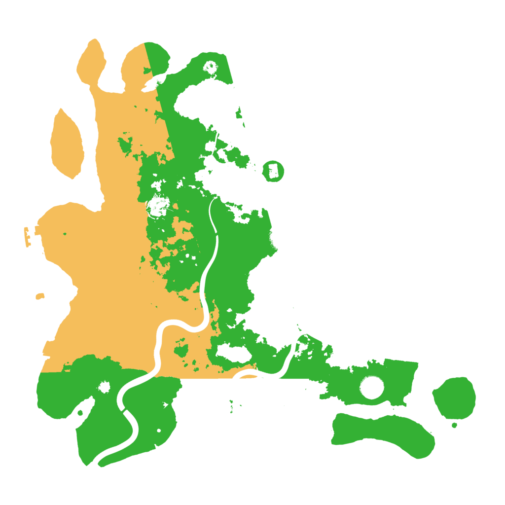 Biome Rust Map: Procedural Map, Size: 3850, Seed: 555759688