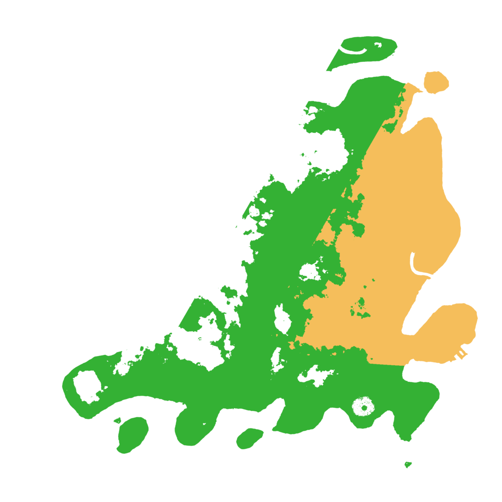 Biome Rust Map: Procedural Map, Size: 3700, Seed: 326283446