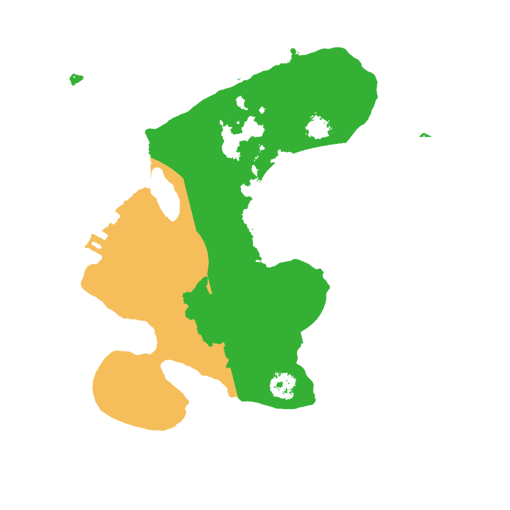 Biome Rust Map: Procedural Map, Size: 2000, Seed: 6192988