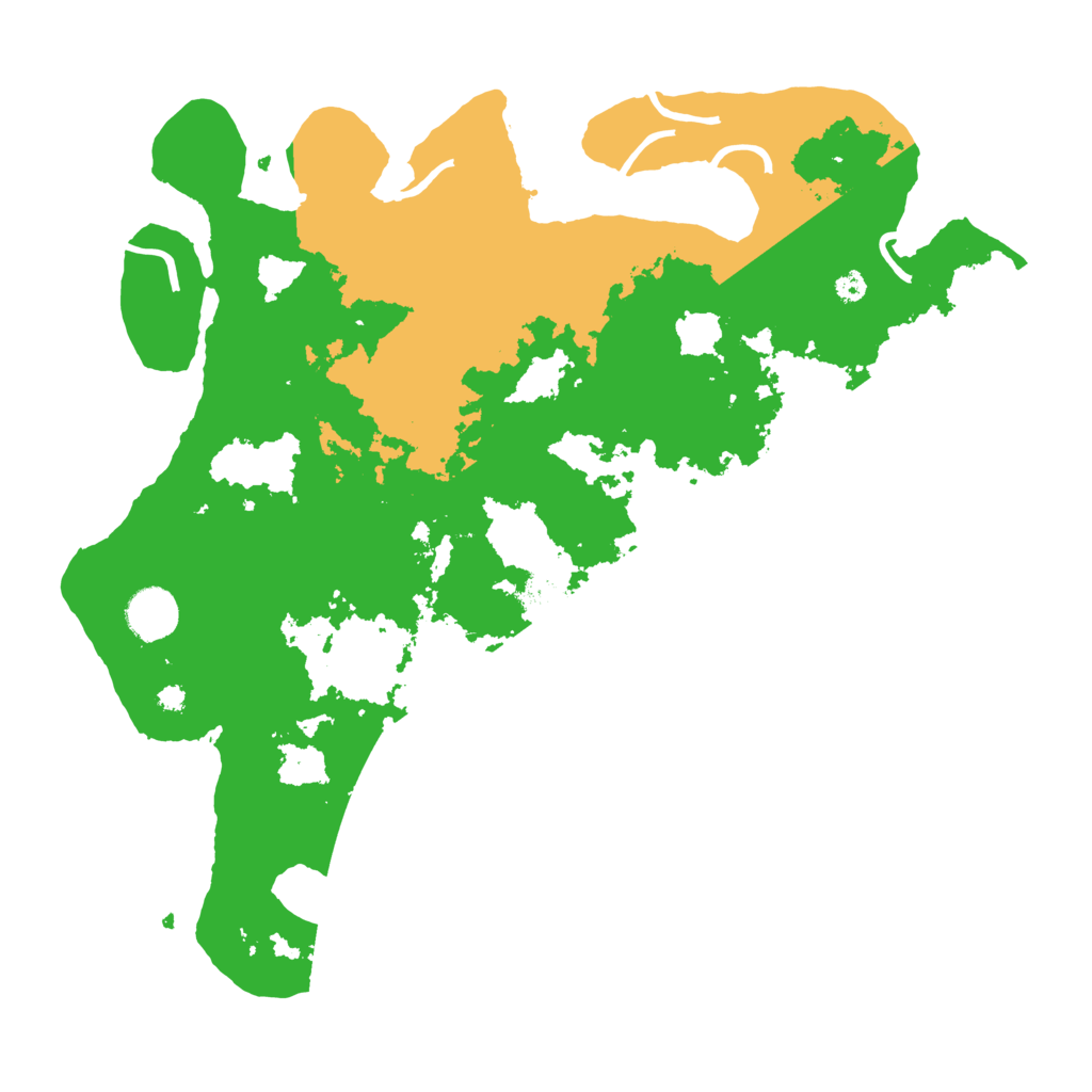 Biome Rust Map: Procedural Map, Size: 3700, Seed: 484306819