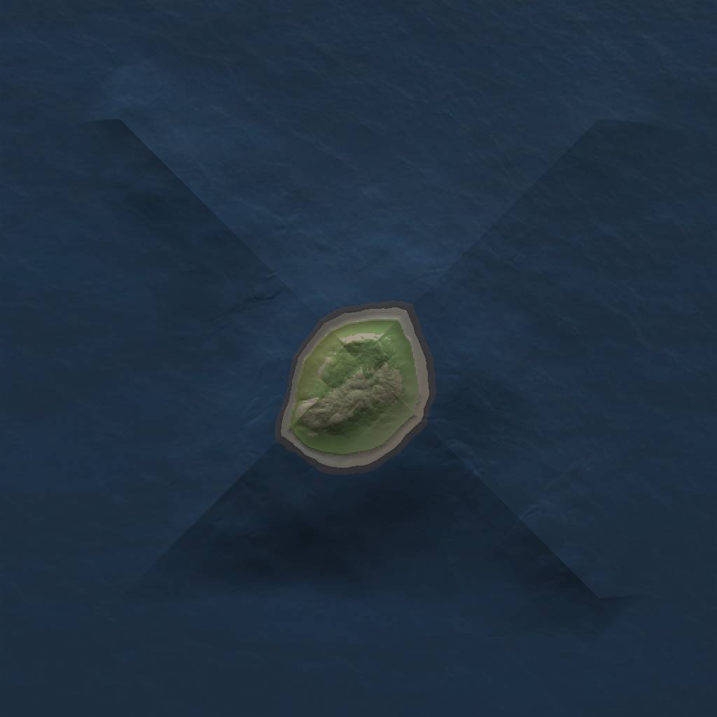 Rust Map: Barren, Size: 1000, Seed: 123432, 2 Monuments