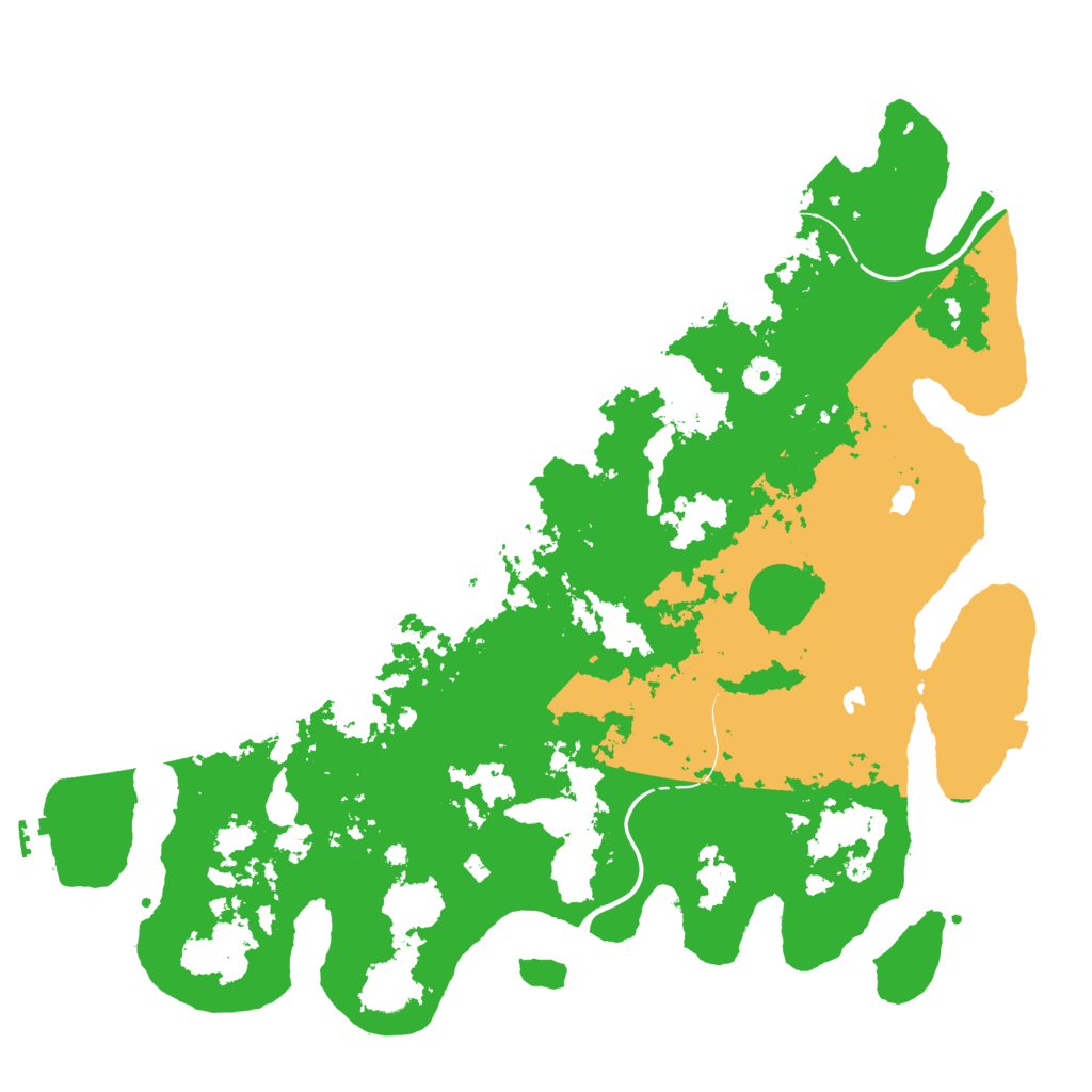 Biome Rust Map: Procedural Map, Size: 4500, Seed: 1109605551