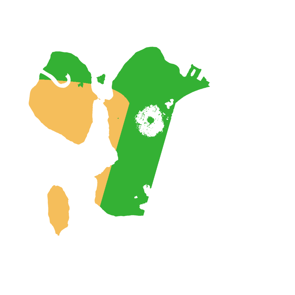 Biome Rust Map: Procedural Map, Size: 1600, Seed: 49755