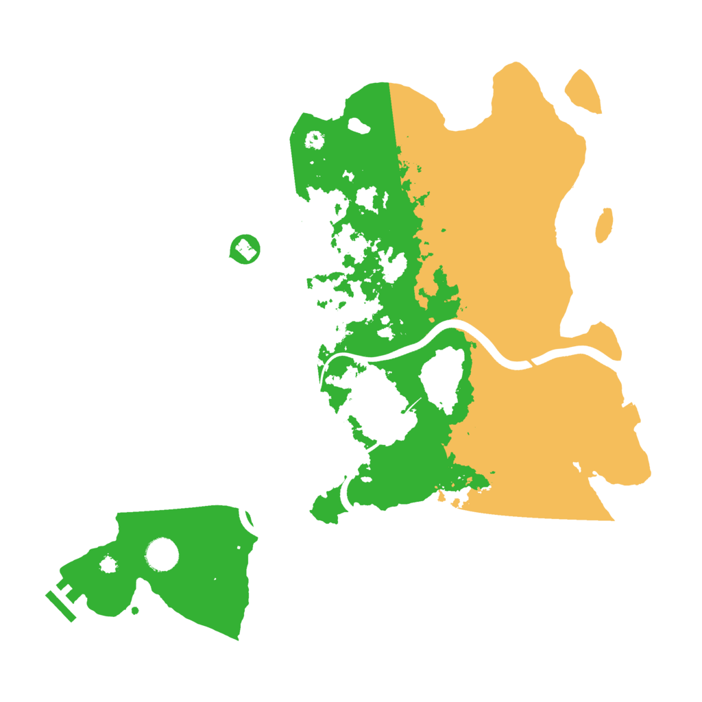 Biome Rust Map: Procedural Map, Size: 3750, Seed: 513646875