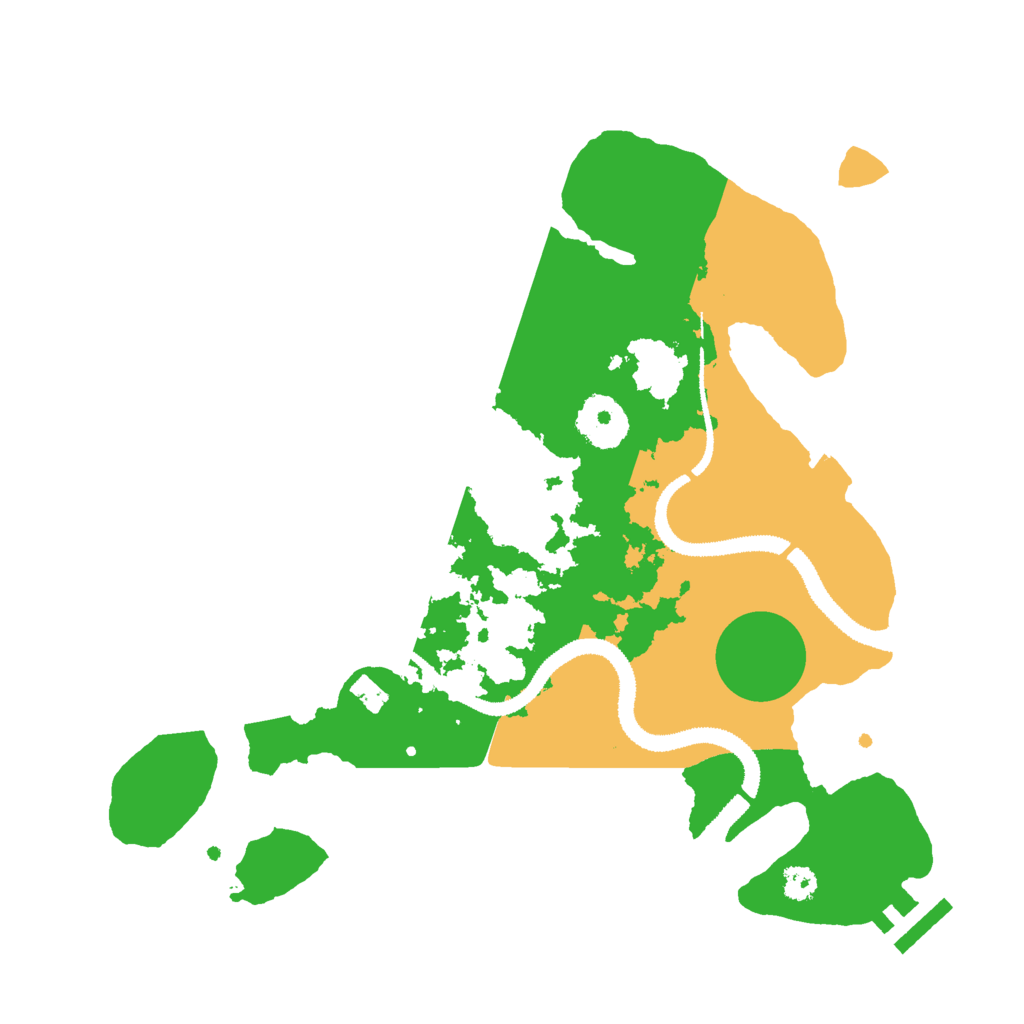 Biome Rust Map: Procedural Map, Size: 3000, Seed: 2102028267