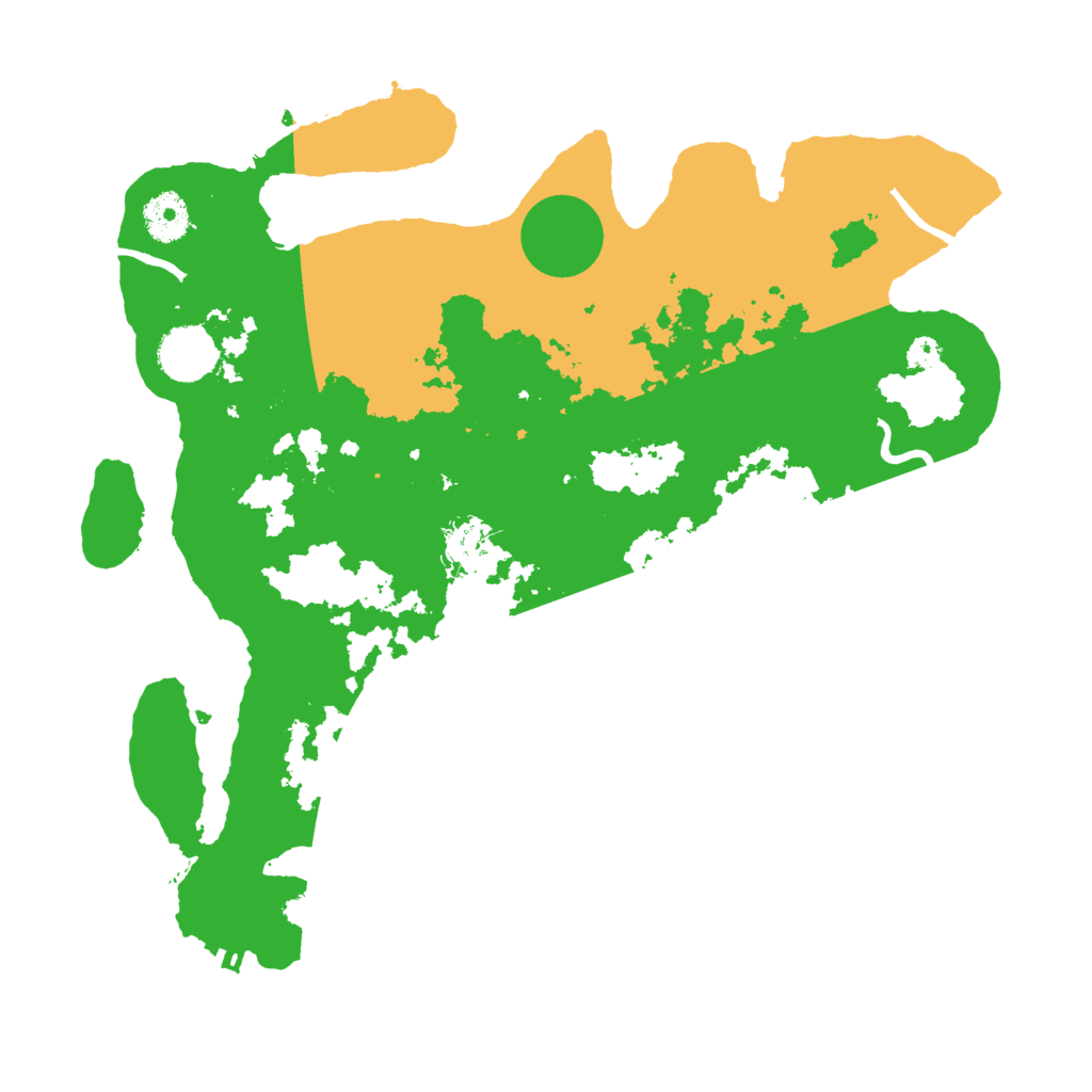 Biome Rust Map: Procedural Map, Size: 3500, Seed: 756257186