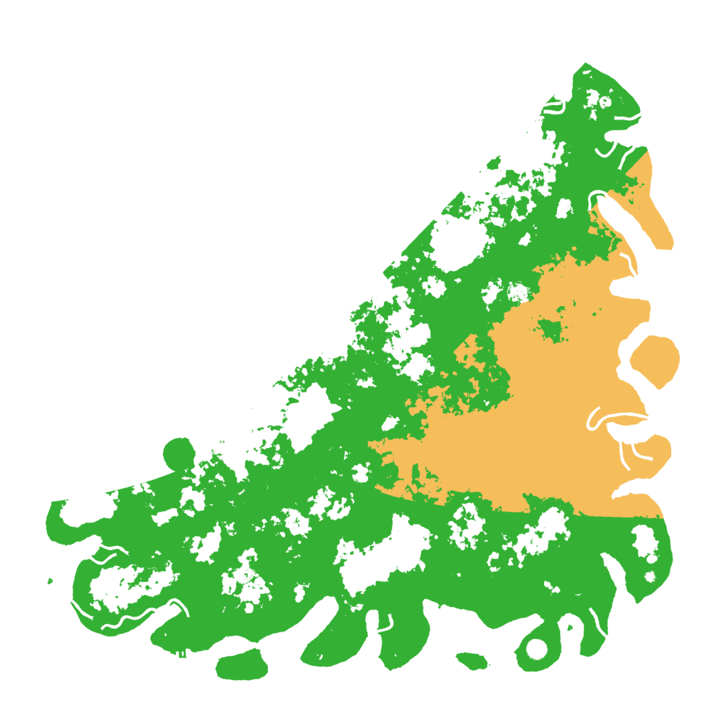 Biome Rust Map: Procedural Map, Size: 6000, Seed: 722100455