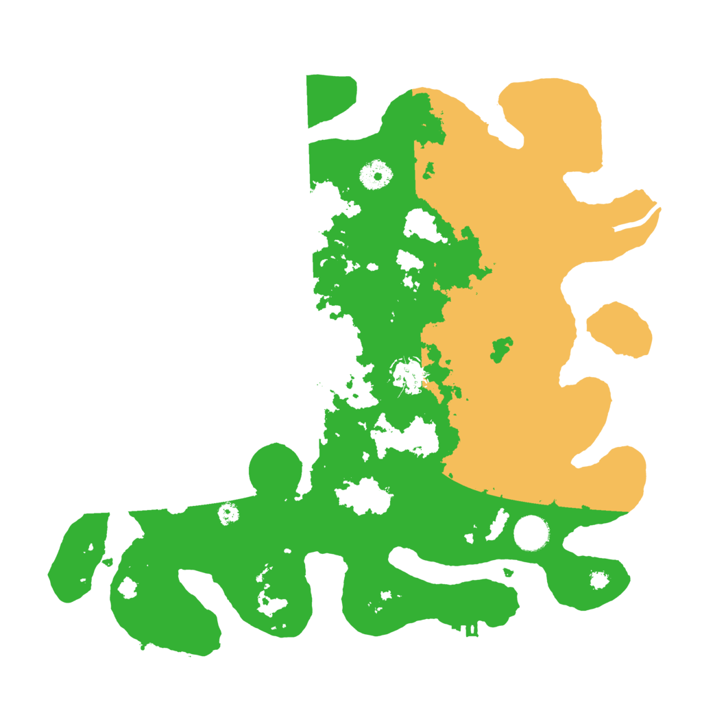 Biome Rust Map: Procedural Map, Size: 3501, Seed: 24221