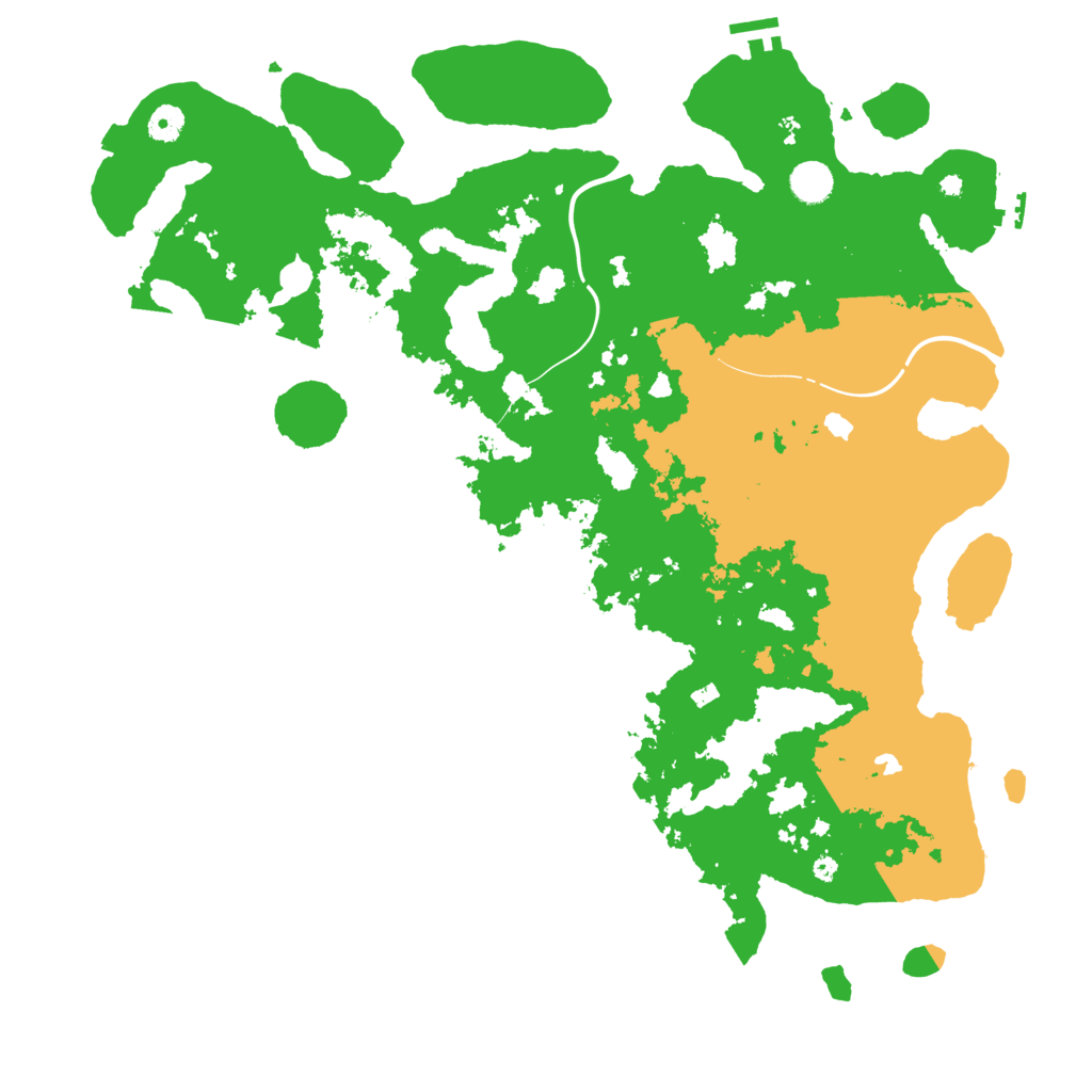 Biome Rust Map: Procedural Map, Size: 4500, Seed: 290042860