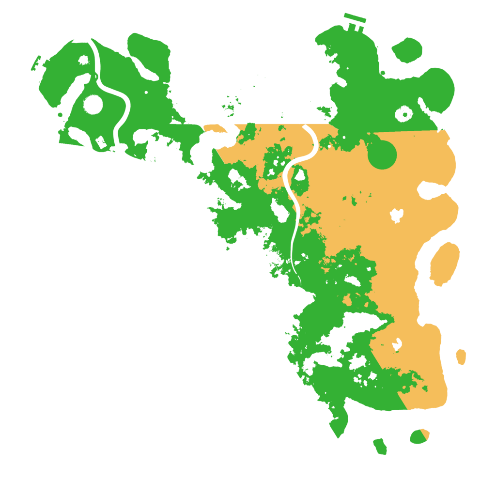 Biome Rust Map: Procedural Map, Size: 4500, Seed: 290042860