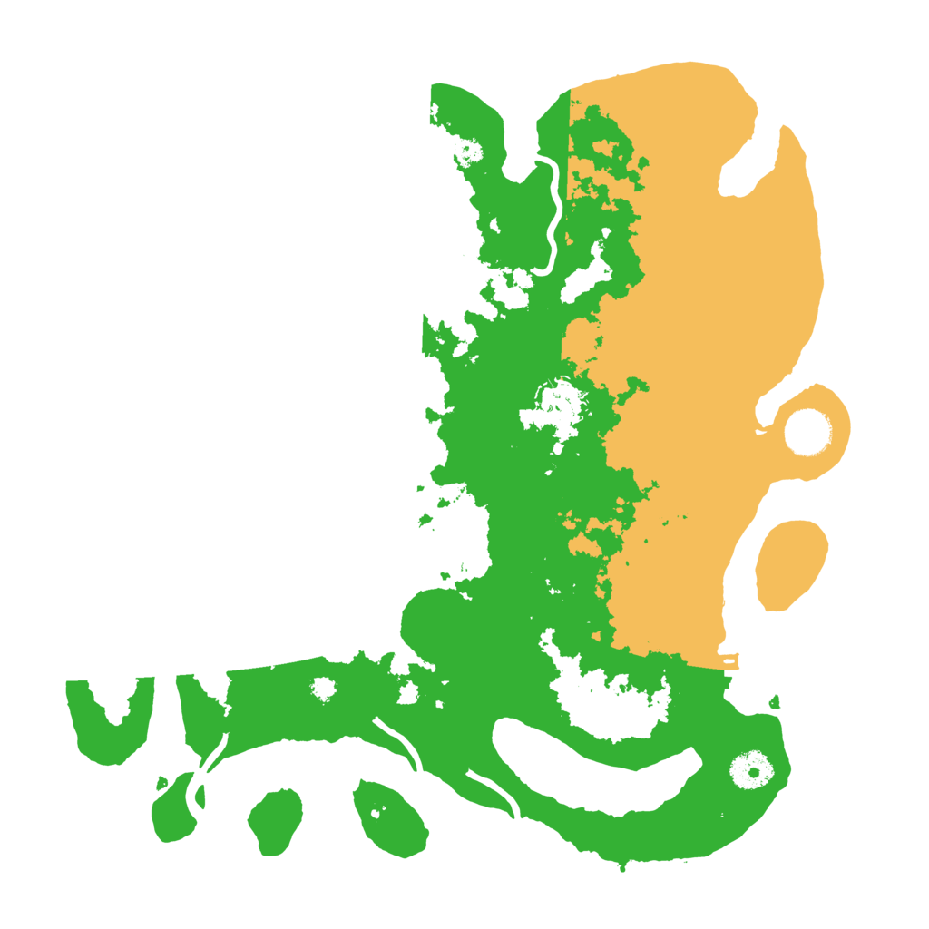 Biome Rust Map: Procedural Map, Size: 3500, Seed: 1117922644