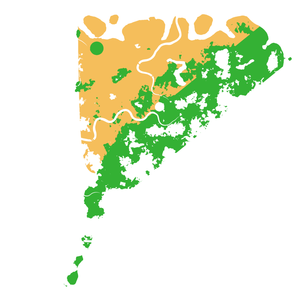 Biome Rust Map: Procedural Map, Size: 6000, Seed: 9181970