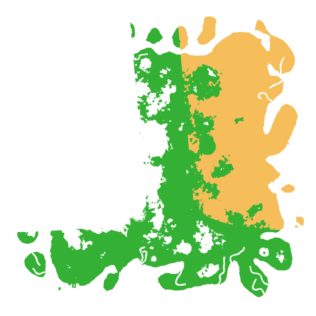 Biome Rust Map: Procedural Map, Size: 5000, Seed: 568942