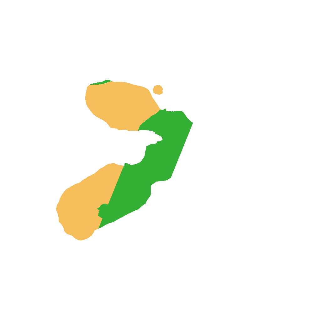 Biome Rust Map: Procedural Map, Size: 1300, Seed: 545329