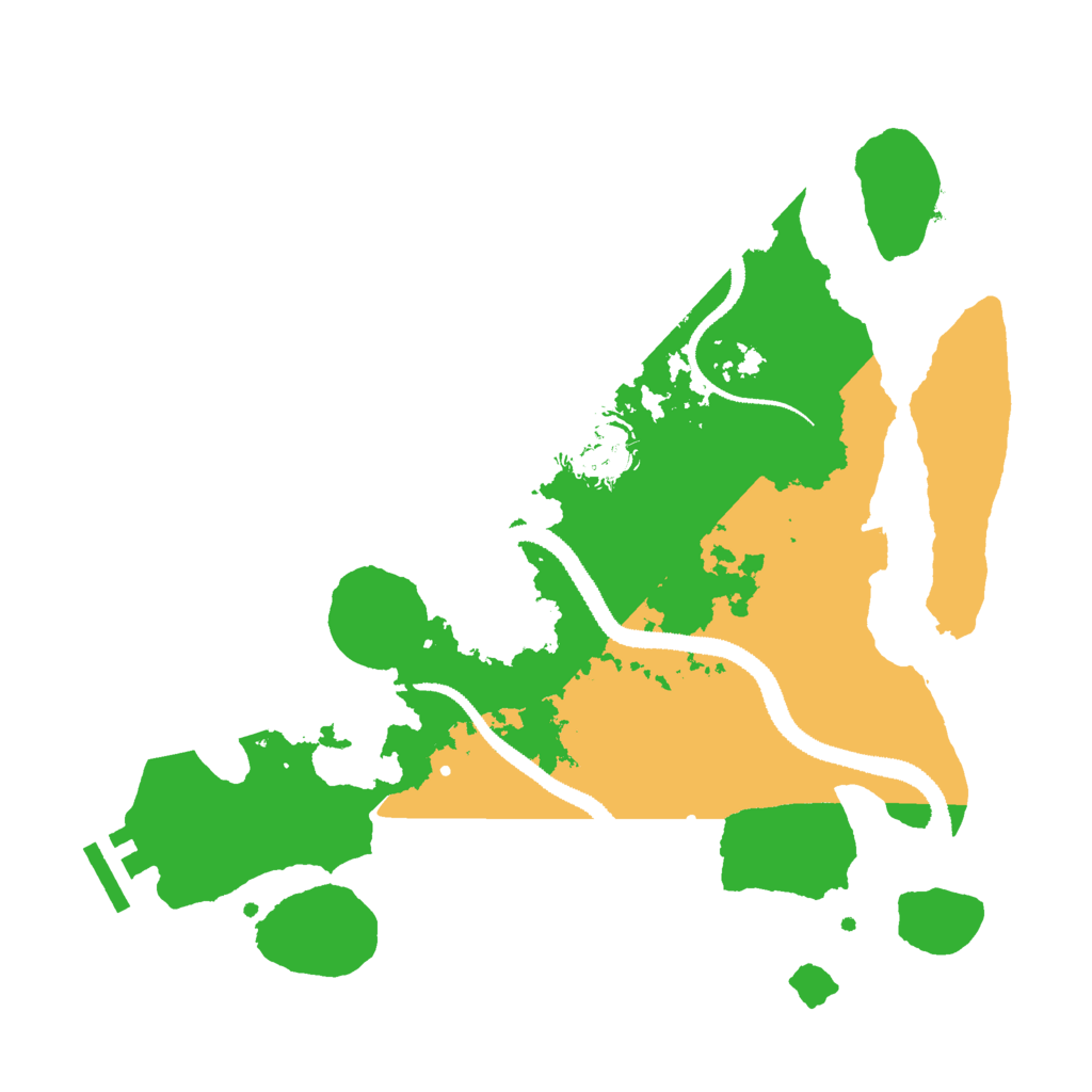 Biome Rust Map: Procedural Map, Size: 3000, Seed: 1980013510