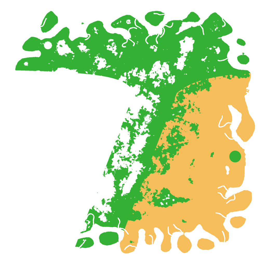 Biome Rust Map: Procedural Map, Size: 6000, Seed: 275221103