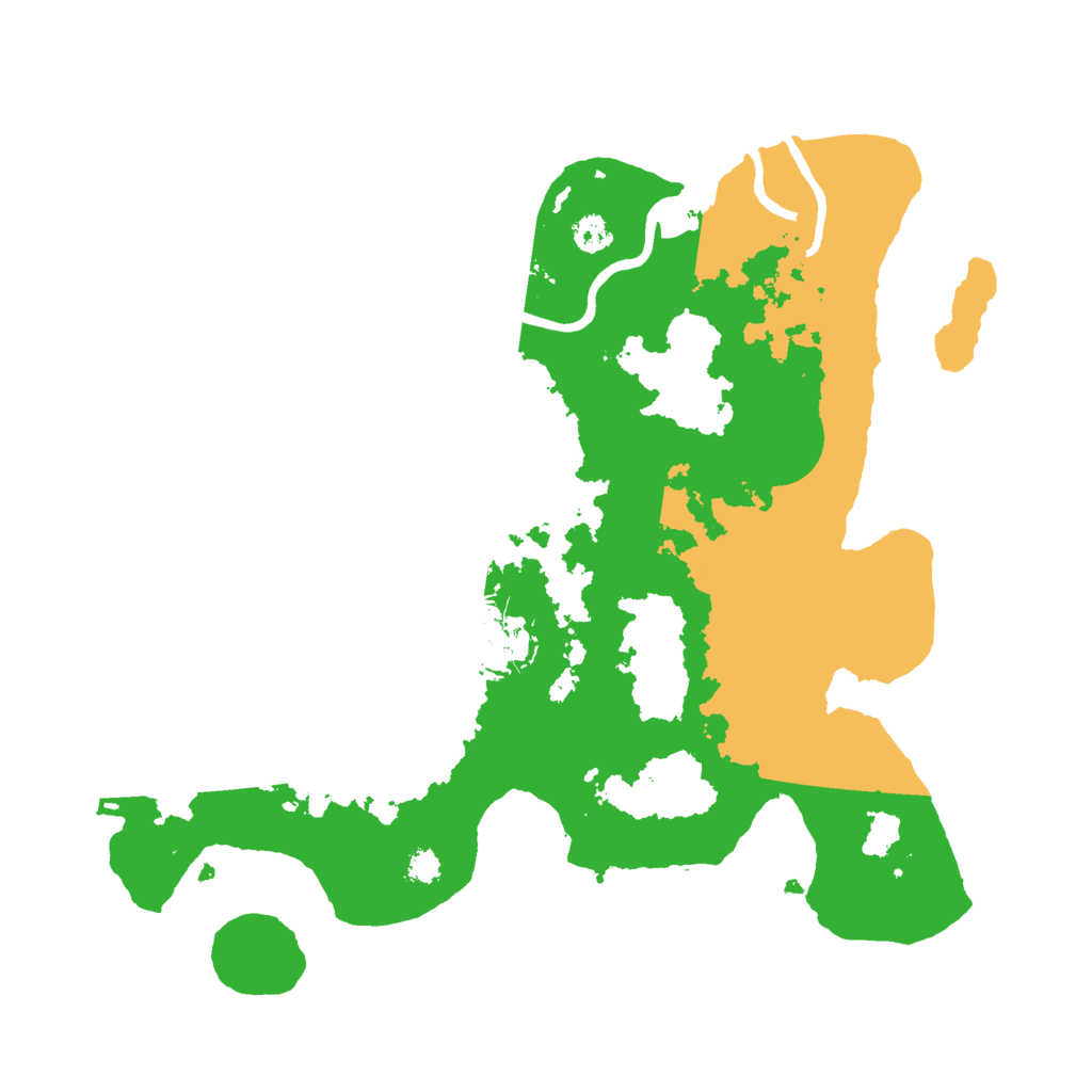 Biome Rust Map: Procedural Map, Size: 3000, Seed: 56489154