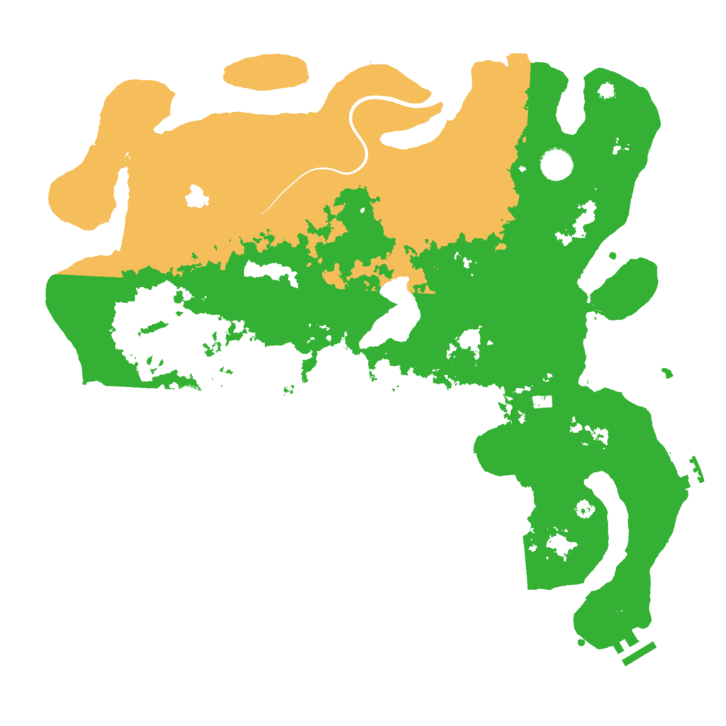 Biome Rust Map: Procedural Map, Size: 4000, Seed: 1245634
