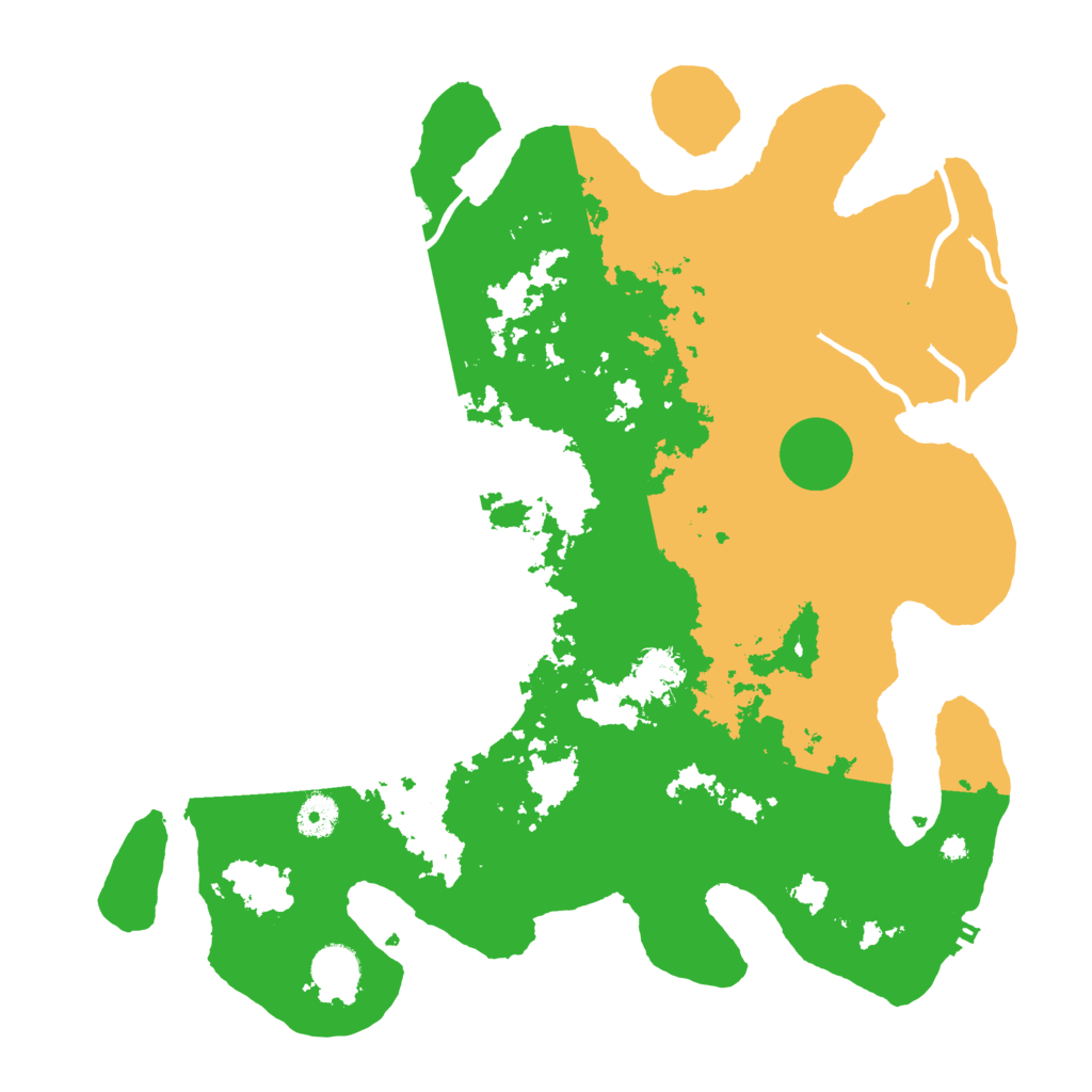 Biome Rust Map: Procedural Map, Size: 3950, Seed: 1243207854
