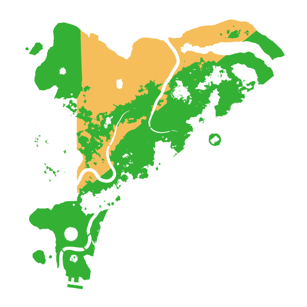 Biome Rust Map: Procedural Map, Size: 4000, Seed: 360701280