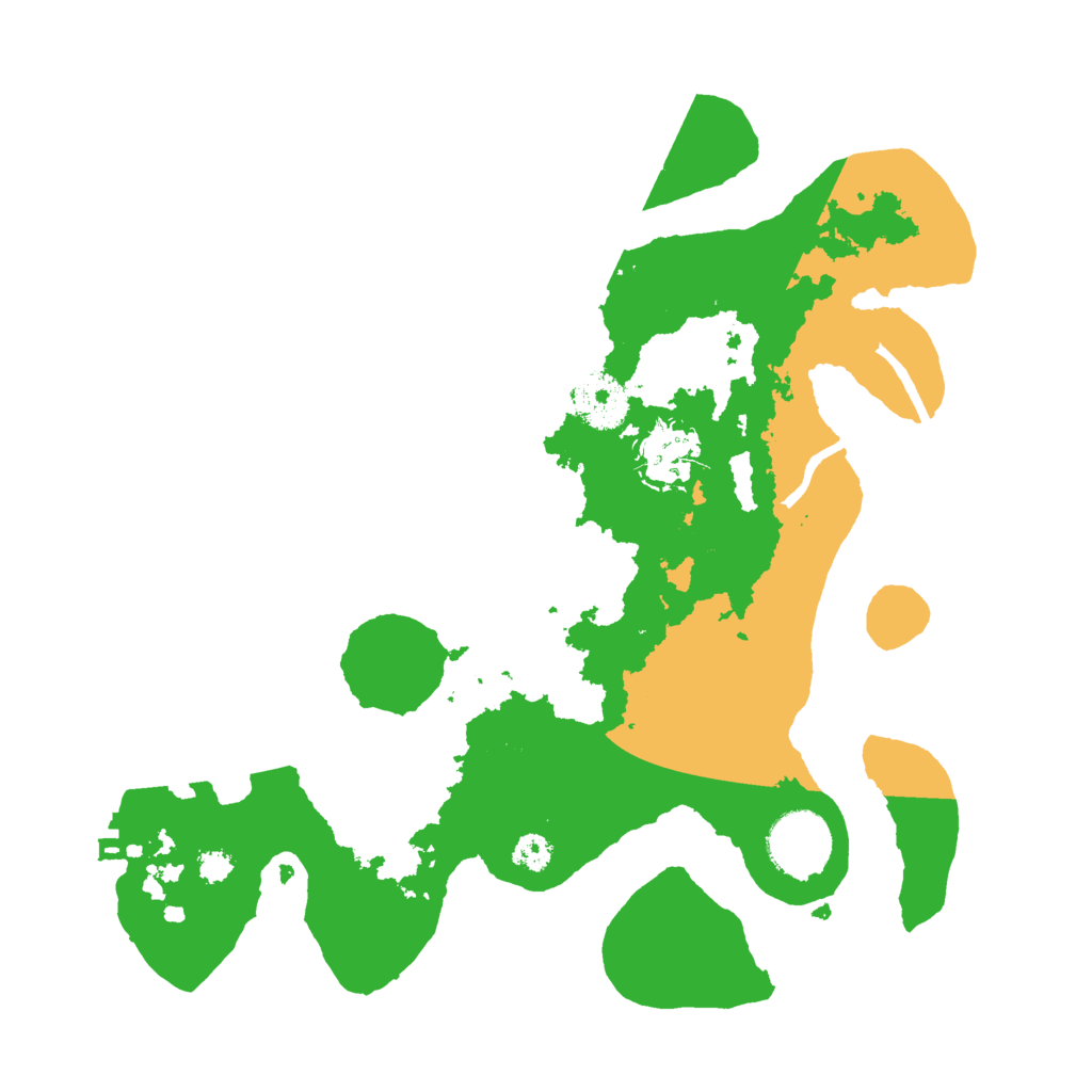 Biome Rust Map: Procedural Map, Size: 3000, Seed: 654651