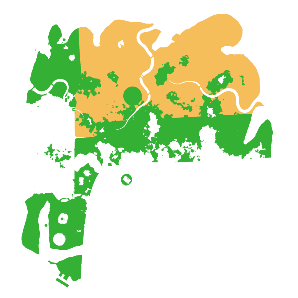 Biome Rust Map: Procedural Map, Size: 4251, Seed: 1676096471