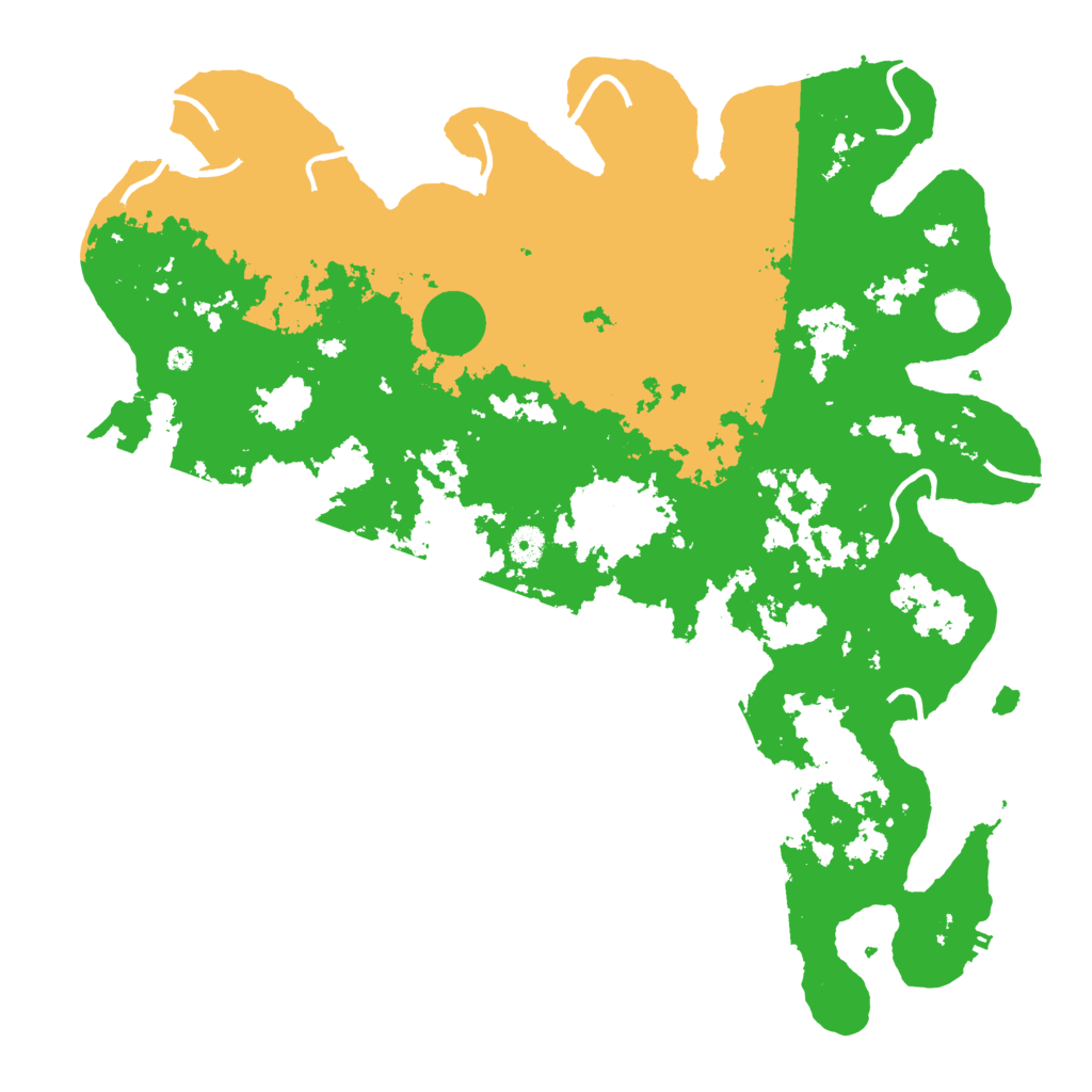 Biome Rust Map: Procedural Map, Size: 4500, Seed: 405773184