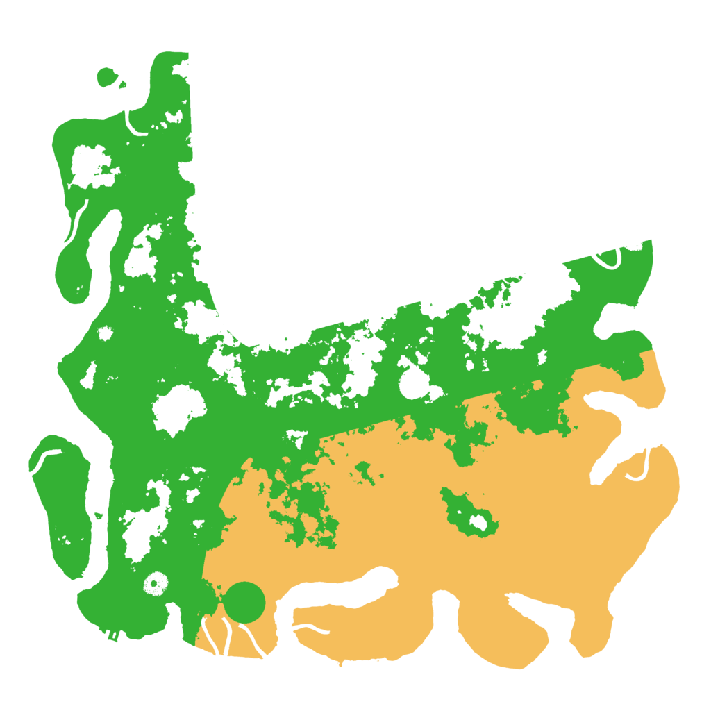 Biome Rust Map: Procedural Map, Size: 4500, Seed: 405555474
