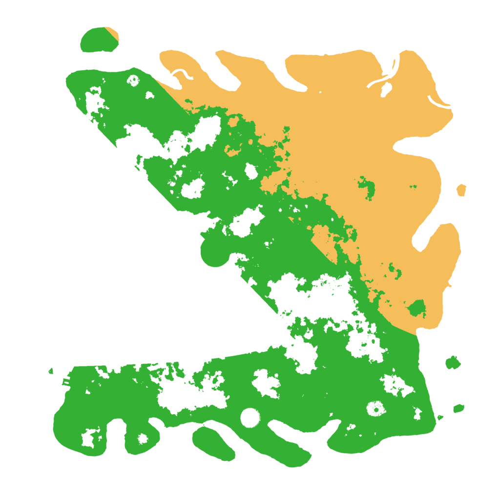 Biome Rust Map: Procedural Map, Size: 4500, Seed: 266152518