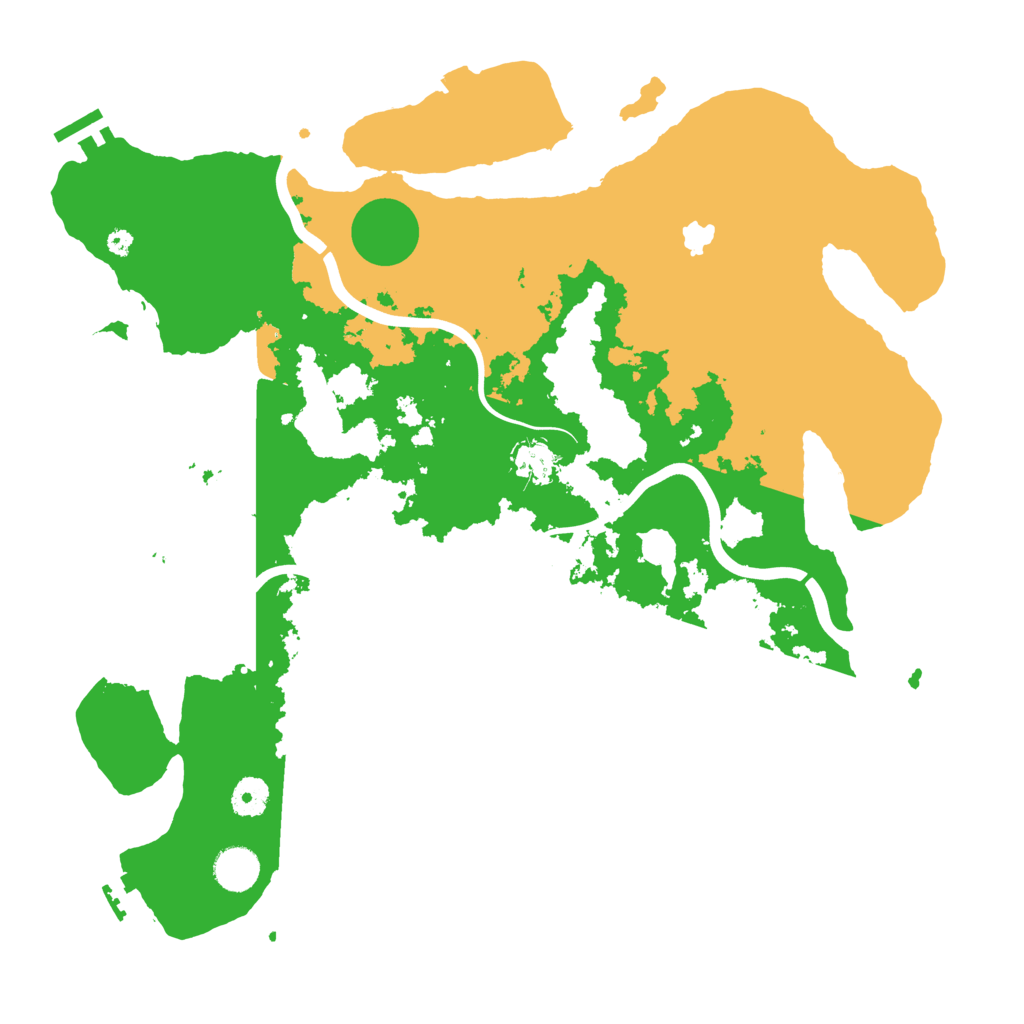 Biome Rust Map: Procedural Map, Size: 4000, Seed: 281942
