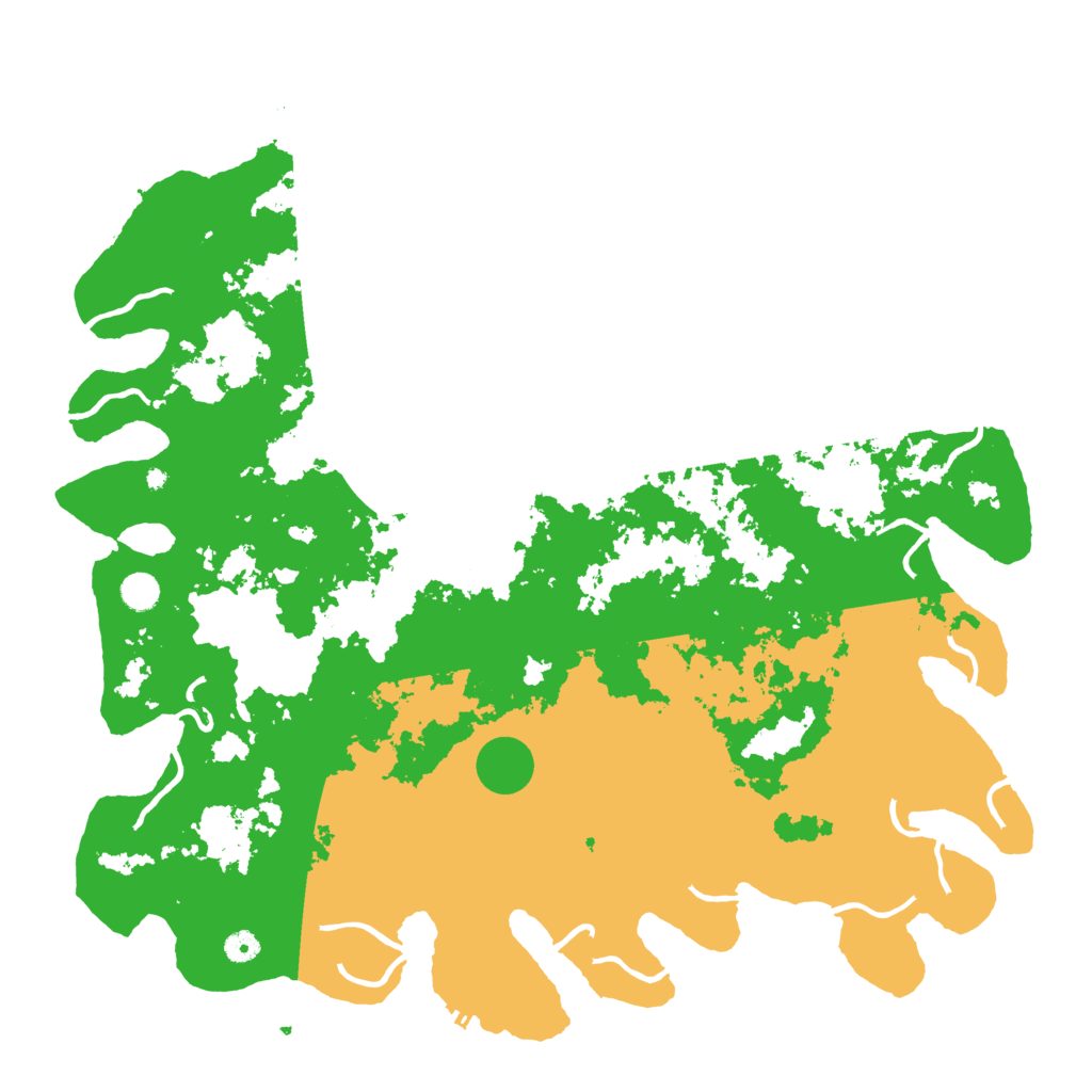 Biome Rust Map: Procedural Map, Size: 5000, Seed: 1112