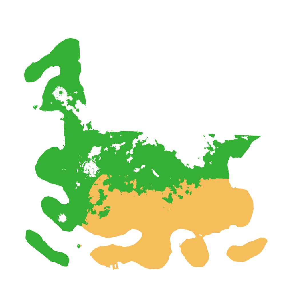 Biome Rust Map: Procedural Map, Size: 3250, Seed: 13769