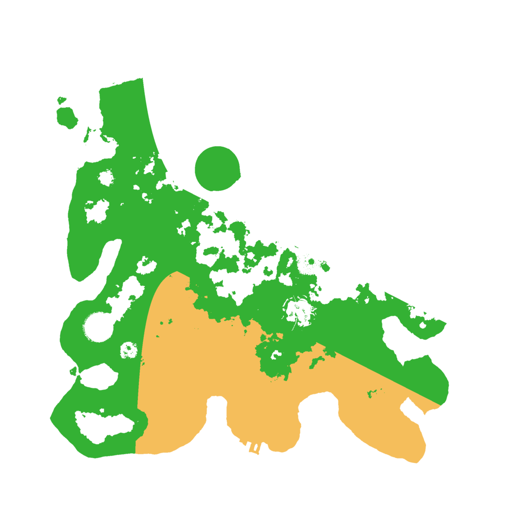 Biome Rust Map: Procedural Map, Size: 3000, Seed: 1221