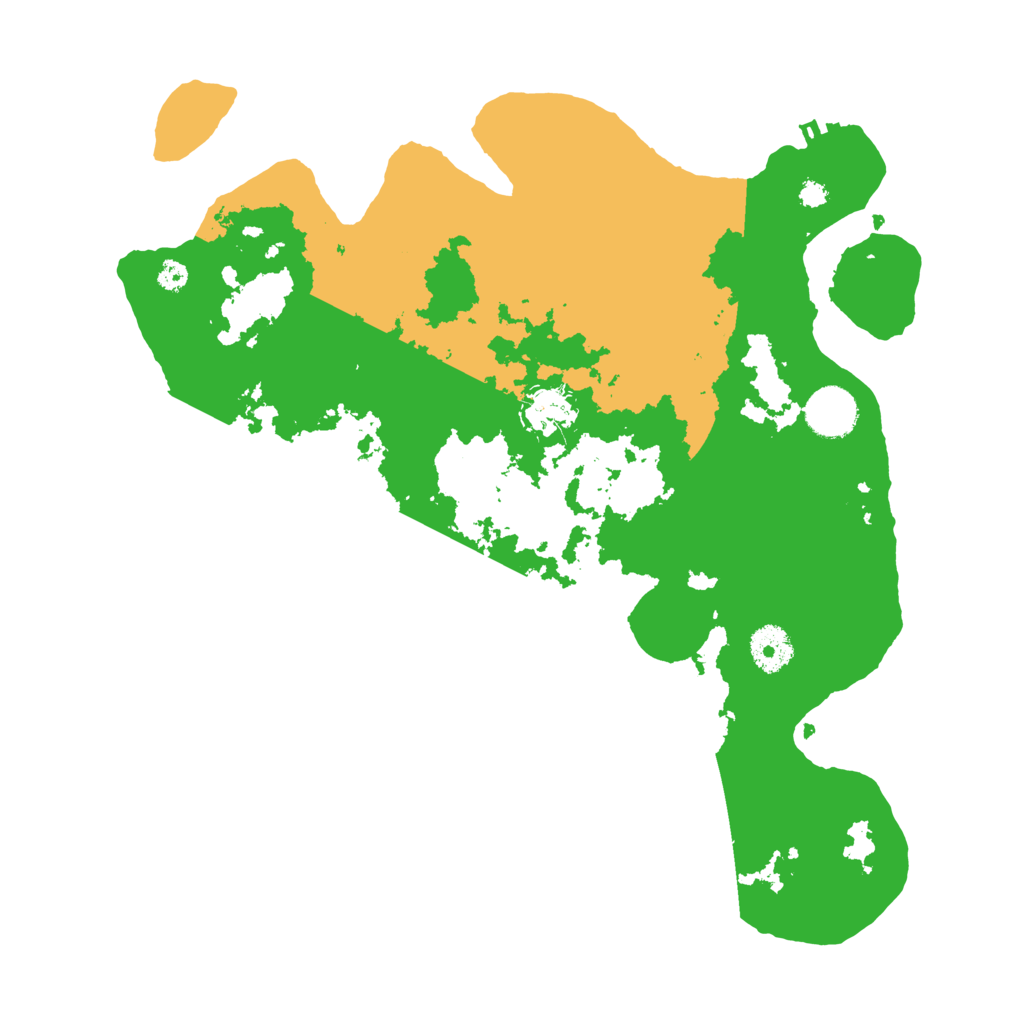 Biome Rust Map: Procedural Map, Size: 3500, Seed: 660473160