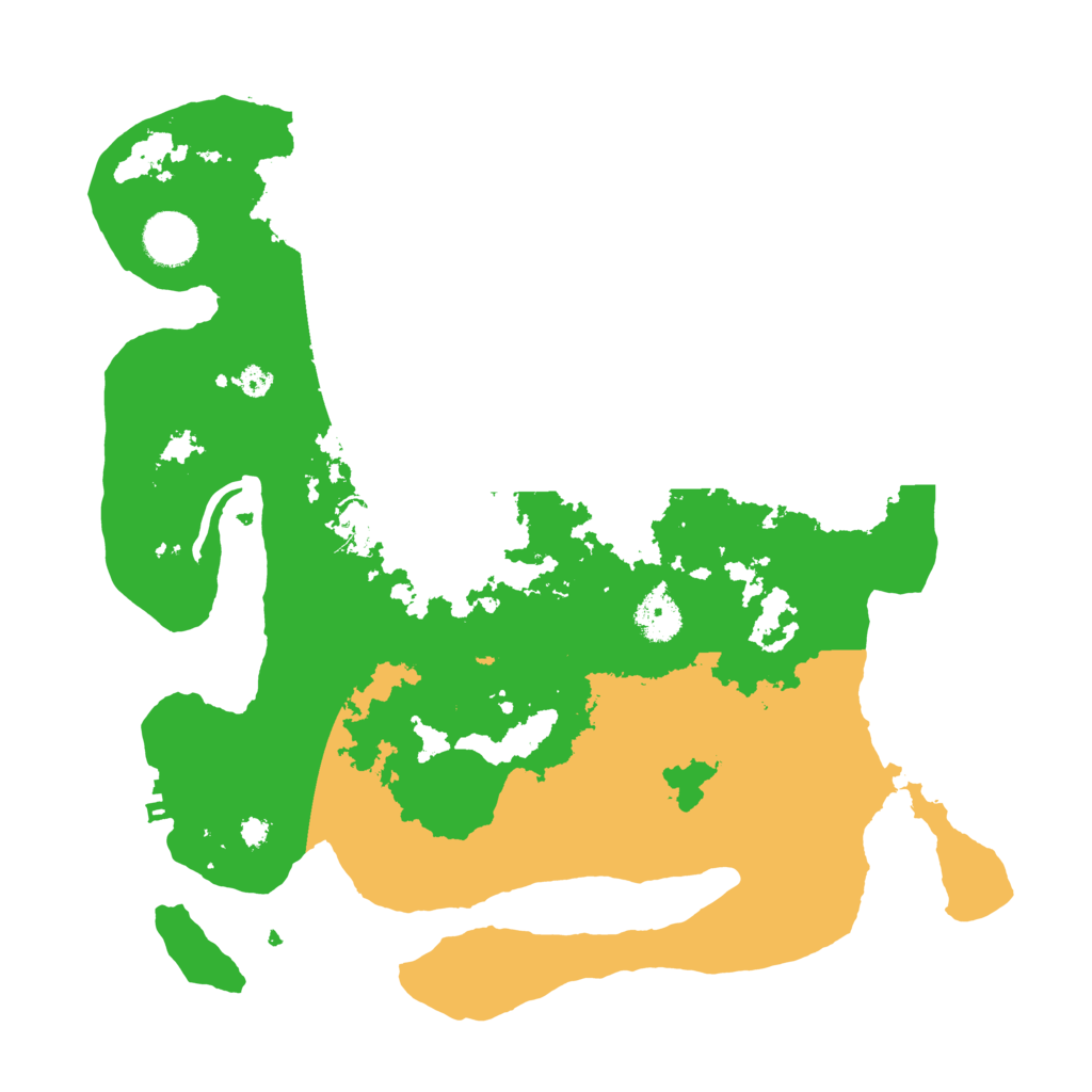 Biome Rust Map: Procedural Map, Size: 3500, Seed: 1437918313