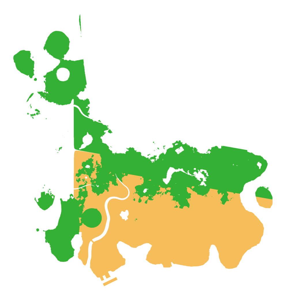 Biome Rust Map: Procedural Map, Size: 4000, Seed: 203072