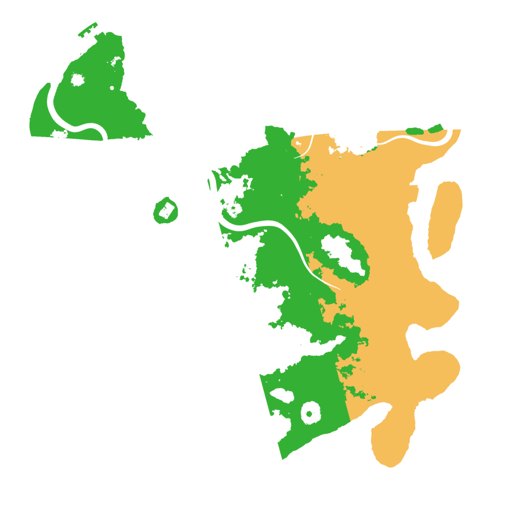 Biome Rust Map: Procedural Map, Size: 3500, Seed: 659772423