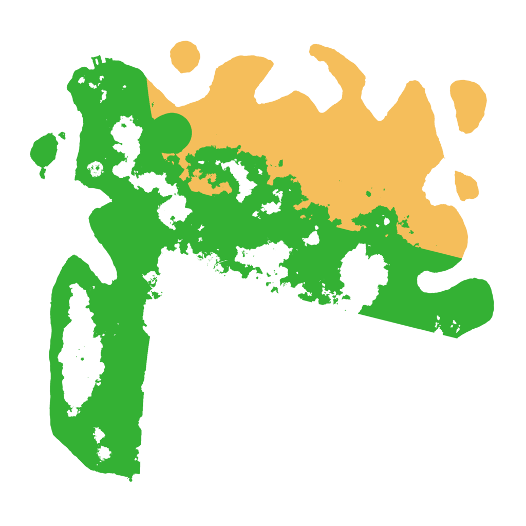 Biome Rust Map: Procedural Map, Size: 3500, Seed: 958500