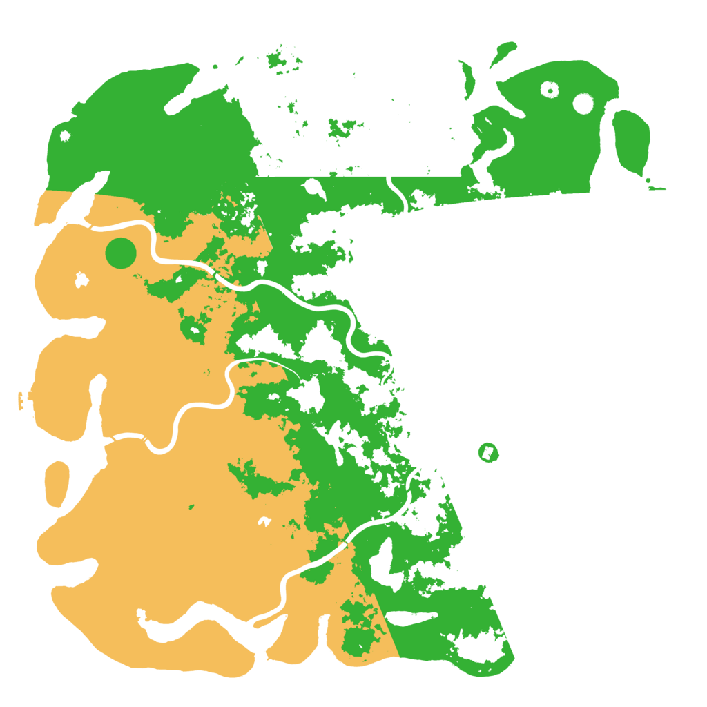 Biome Rust Map: Procedural Map, Size: 6000, Seed: 754245649