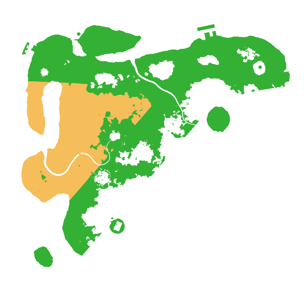 Biome Rust Map: Procedural Map, Size: 3500, Seed: 1813284253