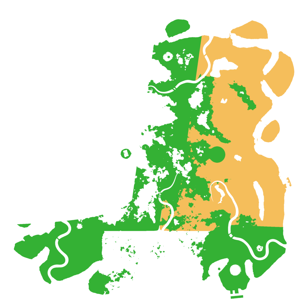 Biome Rust Map: Procedural Map, Size: 5000, Seed: 1314