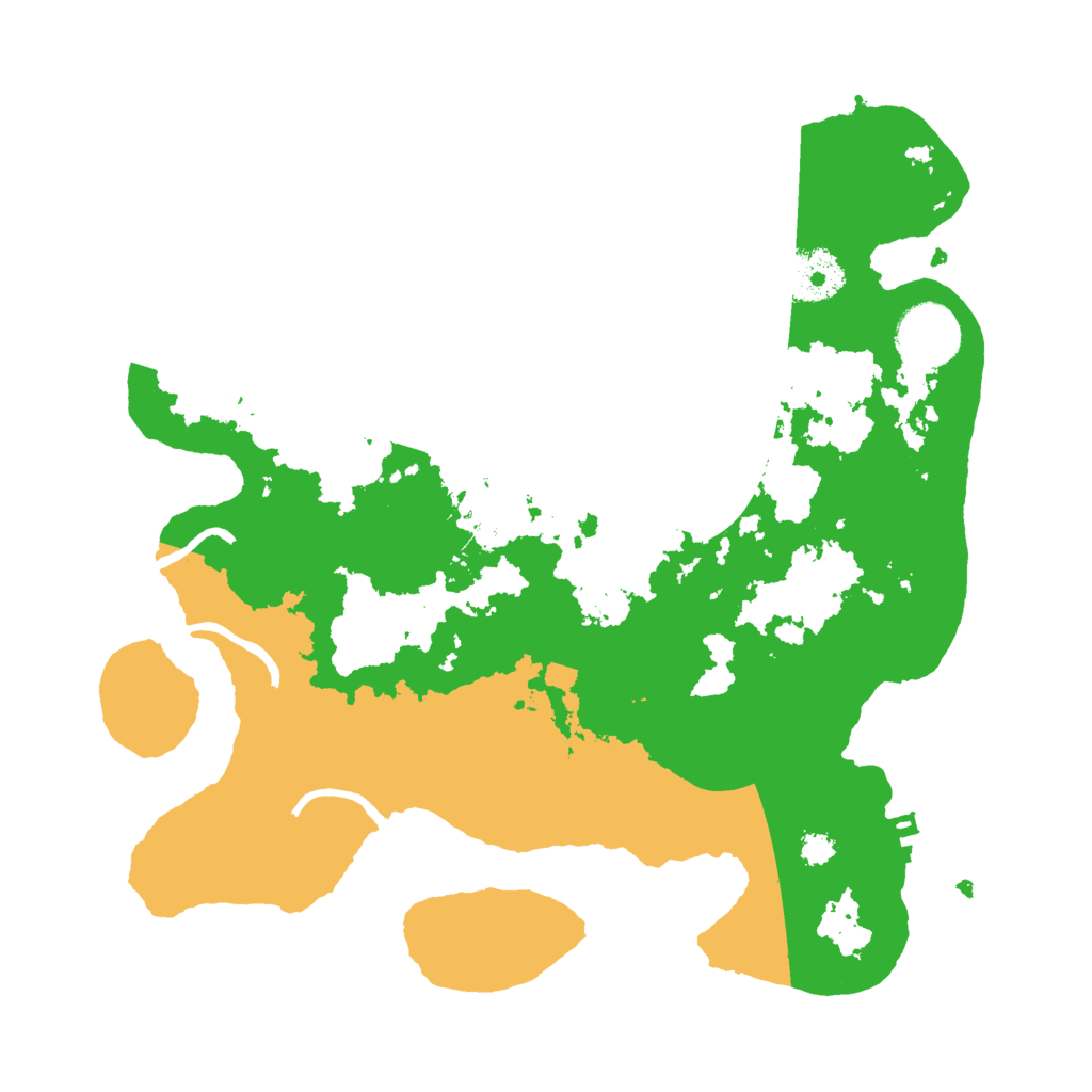 Biome Rust Map: Procedural Map, Size: 3000, Seed: 3496766