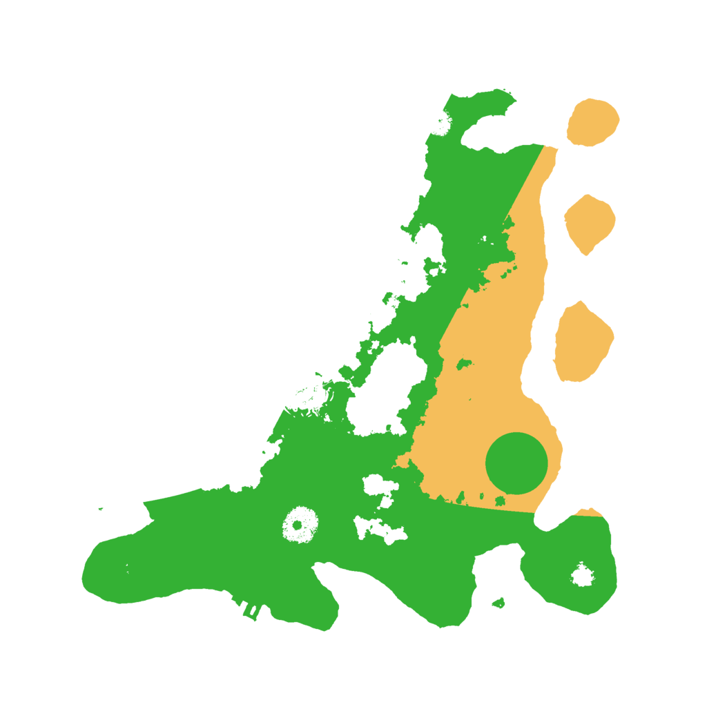 Biome Rust Map: Procedural Map, Size: 3000, Seed: 1054775518