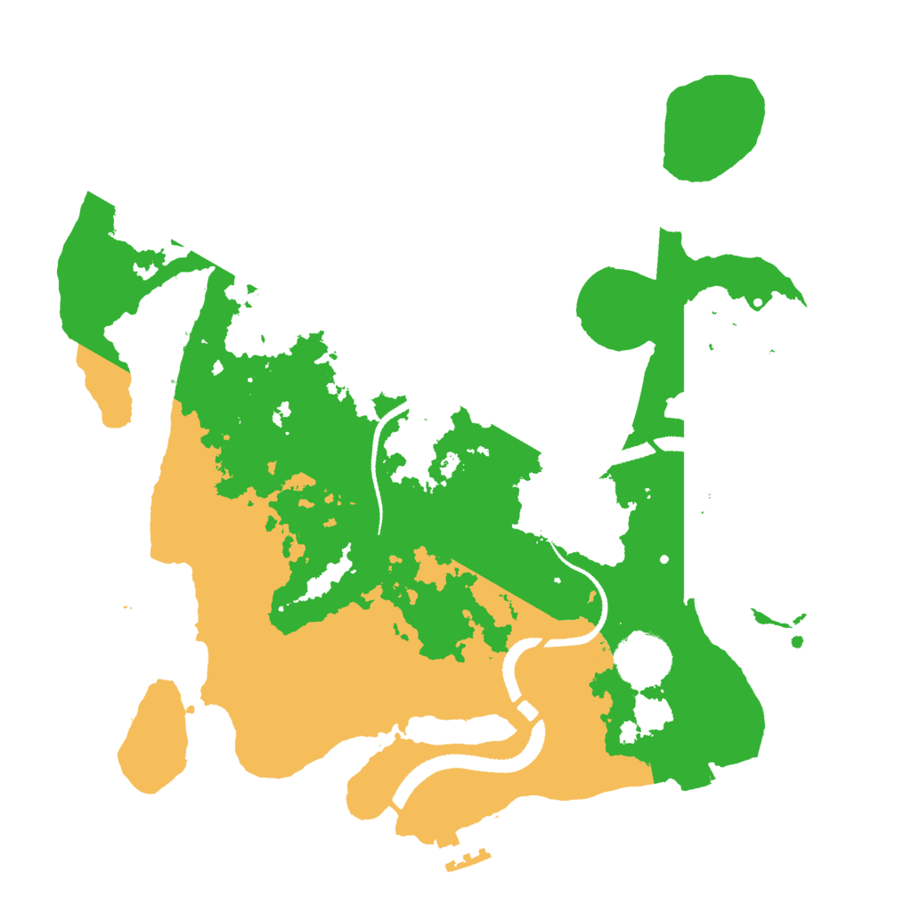 Biome Rust Map: Procedural Map, Size: 3000, Seed: 95589